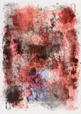 Hermann Nitsch, Aus: "Die Architektur des Orgien Mysterien Theater", Lithografie und Farbradierungen auf BFK RIVES FRANCE L (Wasserzeichen)