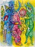 Marc Chagall, Aus: Le Cirque, 1967, Farblithografie auf Velin