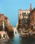 Robert Alott, Venice Canal Scene, Oil on canvas