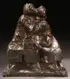Ernst Barlach, Kussgruppe I, Bronze with dark brown patina