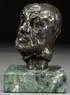 The Man with the Broken Nose (L'Homme au nez casse) by Auguste Rodin, Bronze with dark brown patina, offered Jun 2014