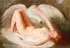 Mária Szánthó, Leda and the Swan, Oil on canvas laid down