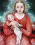 Felix Baumhauer, Madonna and Child, Oil on canvas