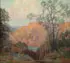 Carl Krafft, Cliffs, Oil on canvas