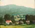 Clara Emma Langenbach, Impressionistic Landscape, Oil on artist board
