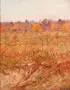 Lewis Henry Meakin, Impressionistic Fall Landscape, Oil on canvas