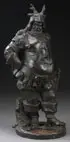 Albert Harnisch, Falstaff, Bronze with dark brown patina