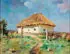 Ukrainian Cottage by Vladimir Georgievich Favr, Oil on canvas, offered Nov 2013