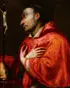 Giovanni Battista Crespi, Saint Charles Borromeo in Prayer Before a Crucifix, Oil on copper
