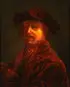 Rembrandt van Rijn, Bust Portrait of a Man Wearing a Hat, Oil on oak wood panel