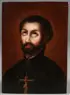 José de Alcíbar, Bust Portrait of Saint Francis Xavier, Oil on copper