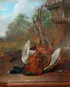 Joannes Esman, Still Life with Pheasant and Gun, Oil on canvas