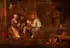David Teniers, Interior Tavern Scene, Oil on board
