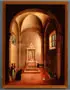 François Marius Granet, Church Interiors, Oil on canvas
