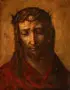 Christ and the Virgin (a pair) by Italian School, Oil on canvas, offered Nov 2013