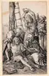 Albrecht Durer, Lamentation, Etching Bartsch 14