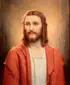 Charles Bosseron Chambers, Portrait of Christ, Oil on canvas