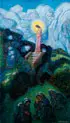 Nicholas Petkovich, Christ in the Garden of Gethsemane, Oil on board