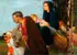 August Groh, Flight into Egypt, Oil on canvas