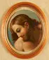 Carlo Maratta, The Head of Christ from the Baptism of Christ, Oil on board