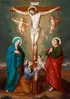 The Crucified Christ with Angels Collecting Spilt Blood by German School, Oil on canvas, offered Nov 2013