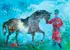 Vũ Cao Đàm, Le Cavalier, Oil on canvas