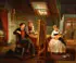 Joseph Corneille Correns, The Artist’s Studio, Oil on wood panel