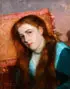 Wilhelm Wodnansky, An Auburn Beauty, Oil on canvas