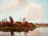 Cornelius Groeneveld, Summer Landscape with Village, Oil on canvas
