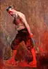 Erich Kips, Foundry Worker, Oil on board