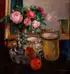 Hildegard Glade, Still Life with Roses, Oil on canvas