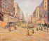 Hughes Claude Pissaro, Le 14 Jullet, Oil on canvas