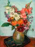 Adolf Shinnerer, Floral Still Life, Oil on canvas