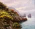 Guido Odierna, Capri Villa, Oil on canvas