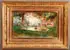 Spanish School, Impressionistic Park Scene with Fountain and Carriages