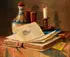 Edward Norton Griffith, A Trompe L'oeil Still Life, Oil on canvas