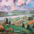 American School, Expansive River Landscape, Oil on canvas