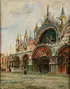 Walter Sickert, Saint Mark's Cathedral, Venice, Oil on board