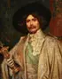 Alex de Andreis, Cavalier with Covered Cup, Oil on canvas