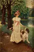 Rolf Niczky, A Summer Stroll, Oil on canvas
