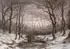 Jan Hermandus Melcher-Tilmes, Winter Forest Scene with Figures Gathering Wood and Hunting, Oil on canvas