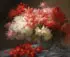 Still Life with Chrysanthemums by Henri Privat-Livemont, Oil on canvas, offered Jun 2013