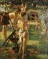 Hans Lietzmann, Boys Picking Grapes, Oil on canvas laid down