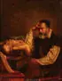 Victor Dumas, The Surgeon, Oil on wood panel