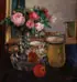 Hildegard Glade, Still Life with Roses, Oil on canvas