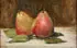 John Singer Sargent, Still Life with Fruit, Oil on textured paper