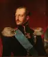 Franz Eybl, Portrait of Tsar Nicholas I in Red Piped Uniform Wearing the Sash of the Order of St. George, Oil on wood panel