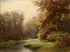 Hendrik Dirk Kruseman van Elten, Summer Landscape with a Curving Stream, Oil on canvas