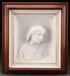 Erastus Dow Palmer, Portrait of a Young Girl, Carved relief marble plaque