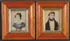 A Pair of Naïve Portraits by American School, Watercolor and gouache, offered Jun 2013